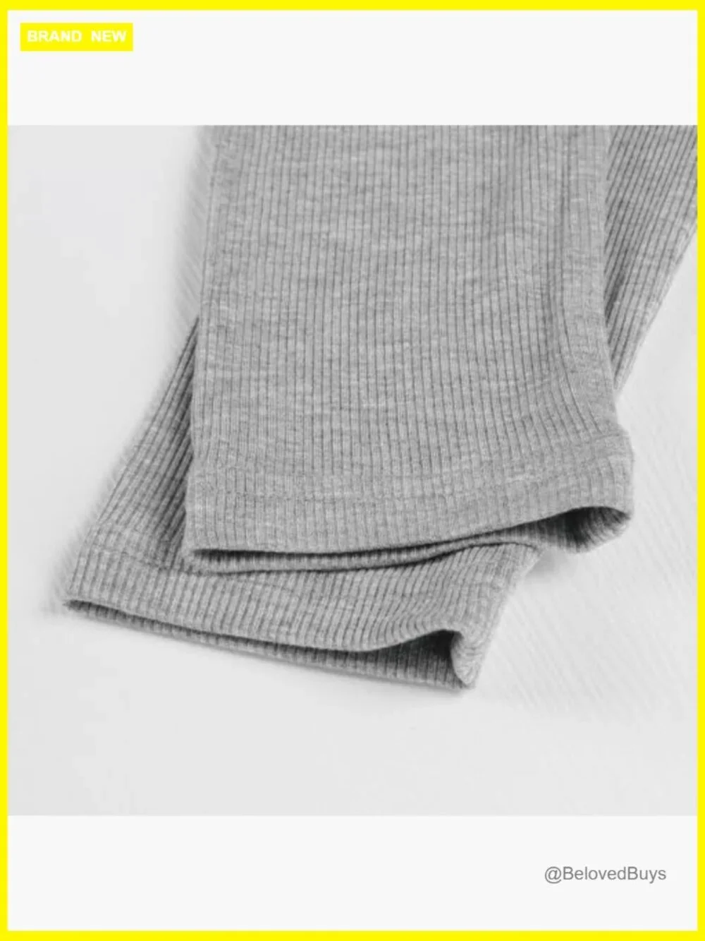 Long Sleeve Ribbed Slim Fitted Crop Top Square Neck